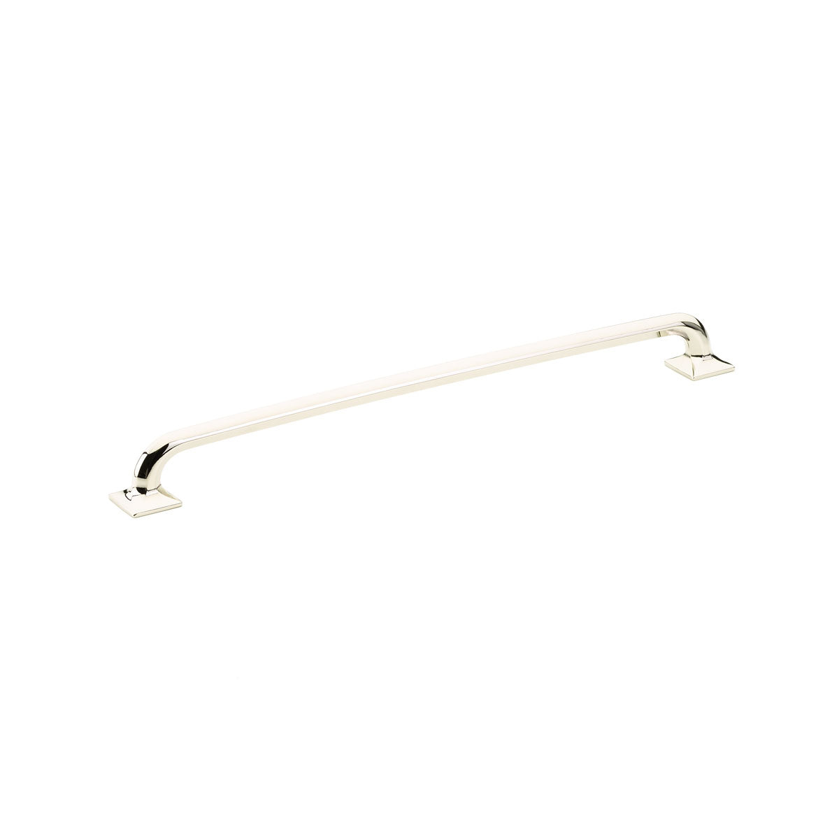 Milli Square Polished Nickel Drawer Pulls - Brass Cabinet Hardware
