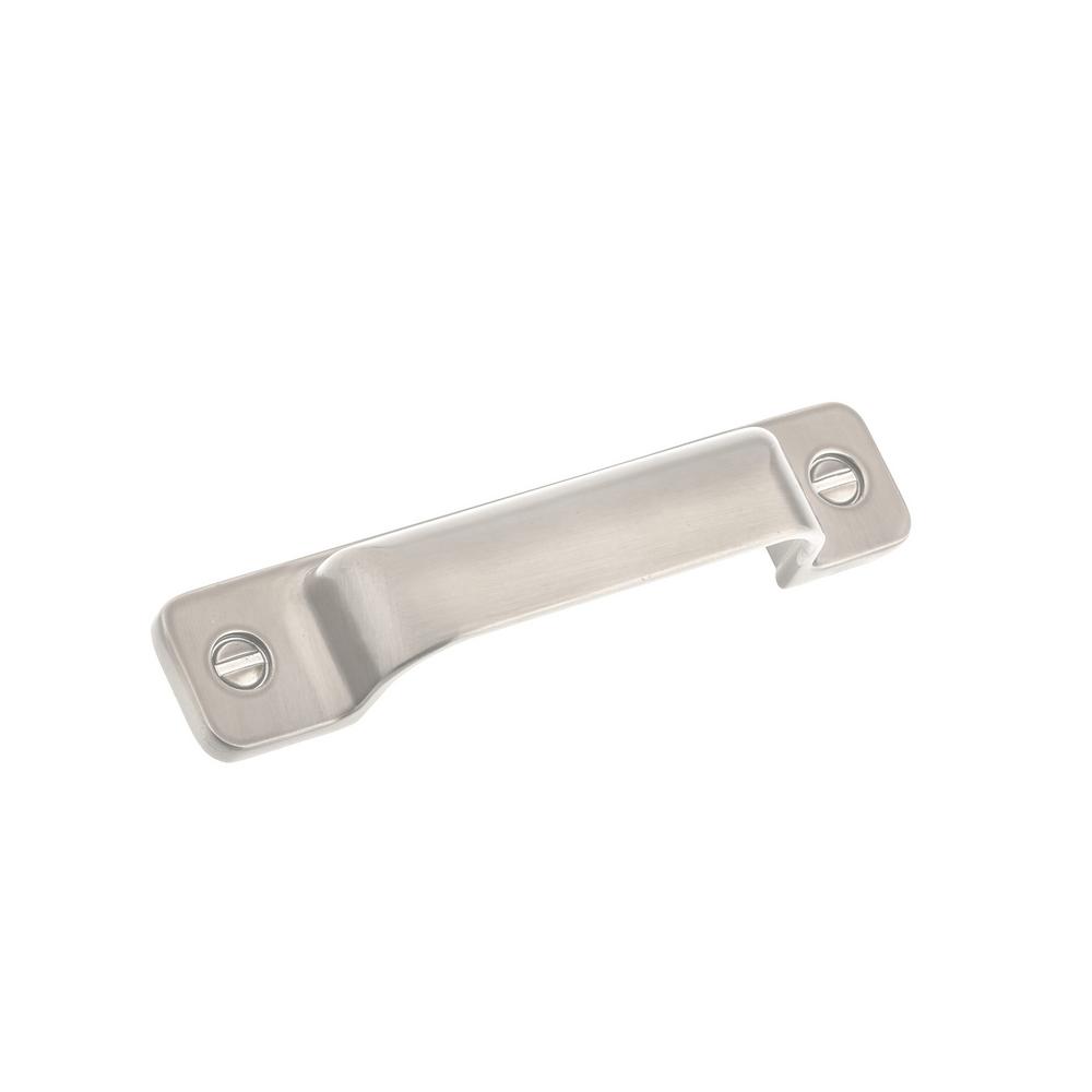 Brushed Nickel Square Cup Drawer Pulls-Cabinet Handles - Brass Cabinet Hardware