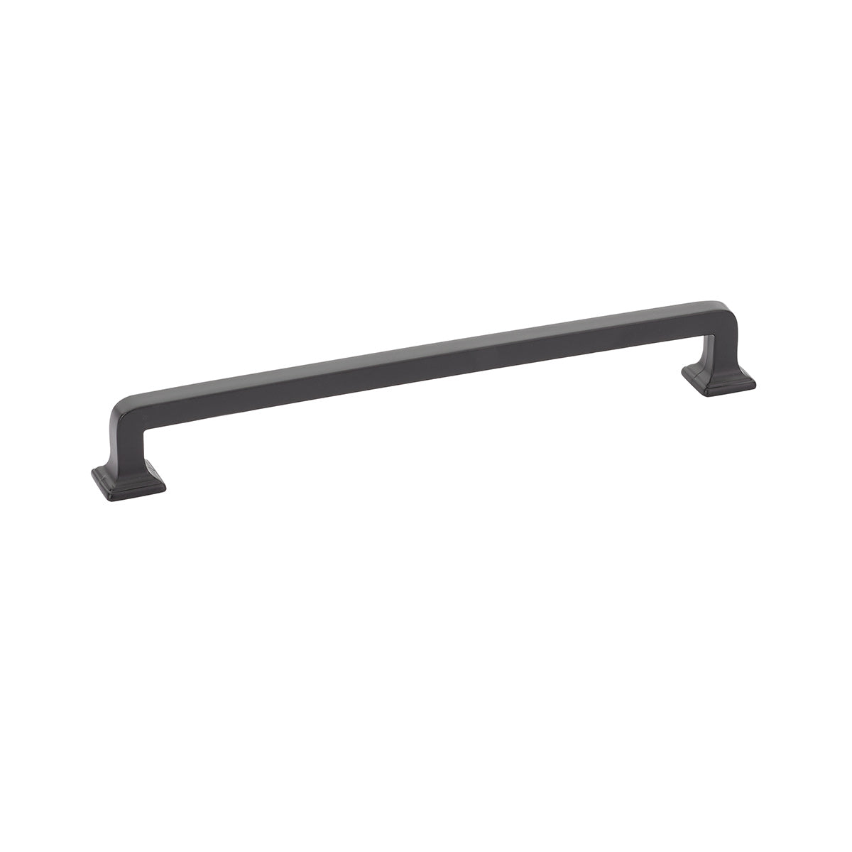 Black Cabinet "Menlo Park" Drawer Pulls Kitchen Drawer Handles - Brass Cabinet Hardware