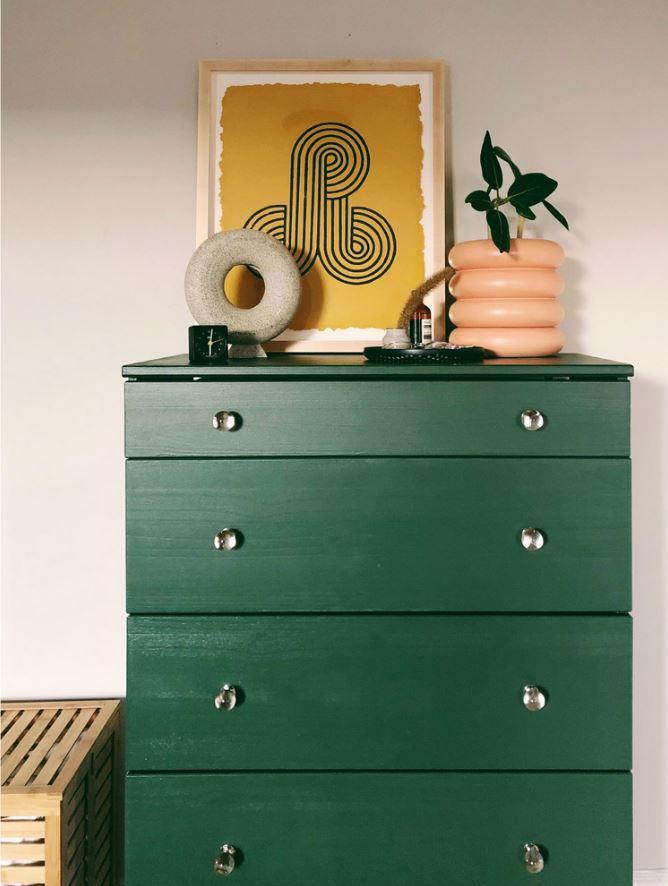 Polished Nickel and Lucite Ball Cabinet Knob - Brass Cabinet Hardware