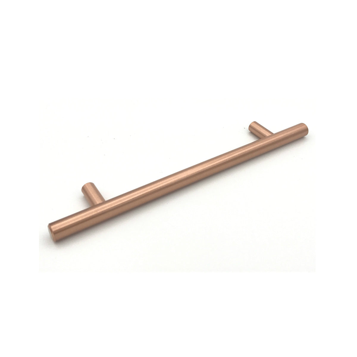 Satin Copper T-Bar European Drawer Pulls - Brass Cabinet Hardware