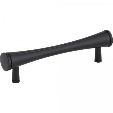 Matte Black "MCM" Mid-Century Pulls and Knob - Forge Hardware Studio