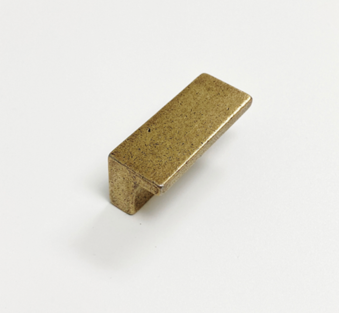 Madison Drawer Pulls in Aged Brass Drawer Handles - Cabinet Hardware - Forge Hardware Studio