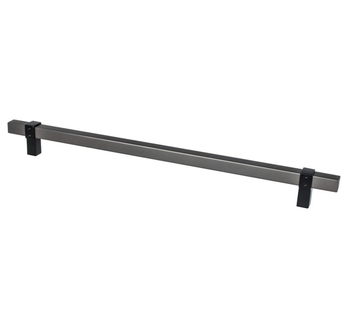 Ash Gray and Matte Black "Rio" Dual-Finish Cabinet Knob and Drawer Pulls - Forge Hardware Studio