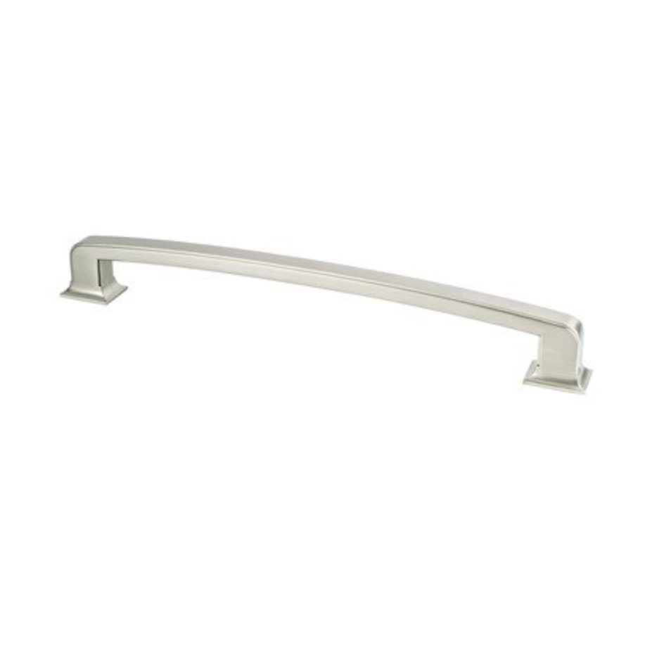 Brushed Nickel "Liana" Cabinet Knobs and Drawer Pulls - Forge Hardware Studio
