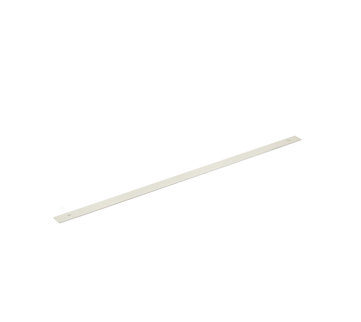 Polished Nickel "Maison No. 2" Smooth Drawer Pulls and Cabinet Knobs with Optional Backplate - Forge Hardware Studio
