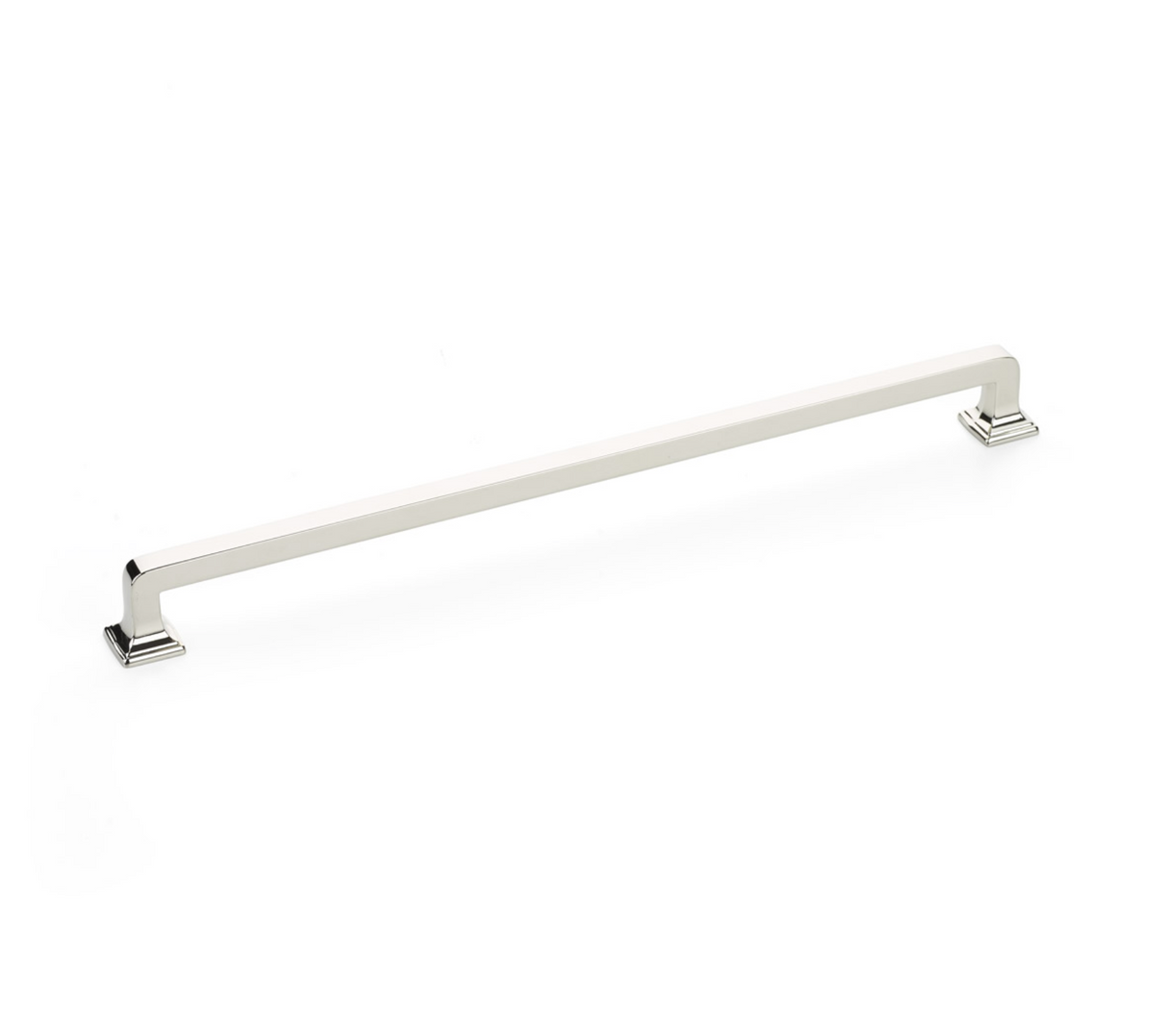 Menlo Park Polished Nickel Cabinet Drawer Pulls - Brass Cabinet Hardware