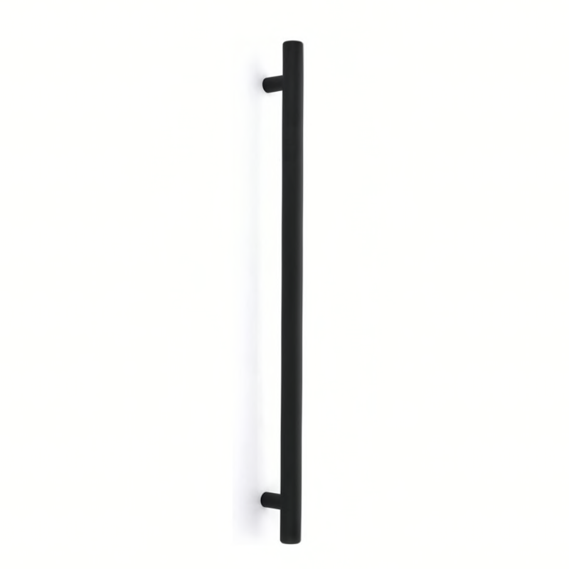 T-Bar "European" Matte Black Cabinet Knobs and Pulls - Forge Hardware Studio