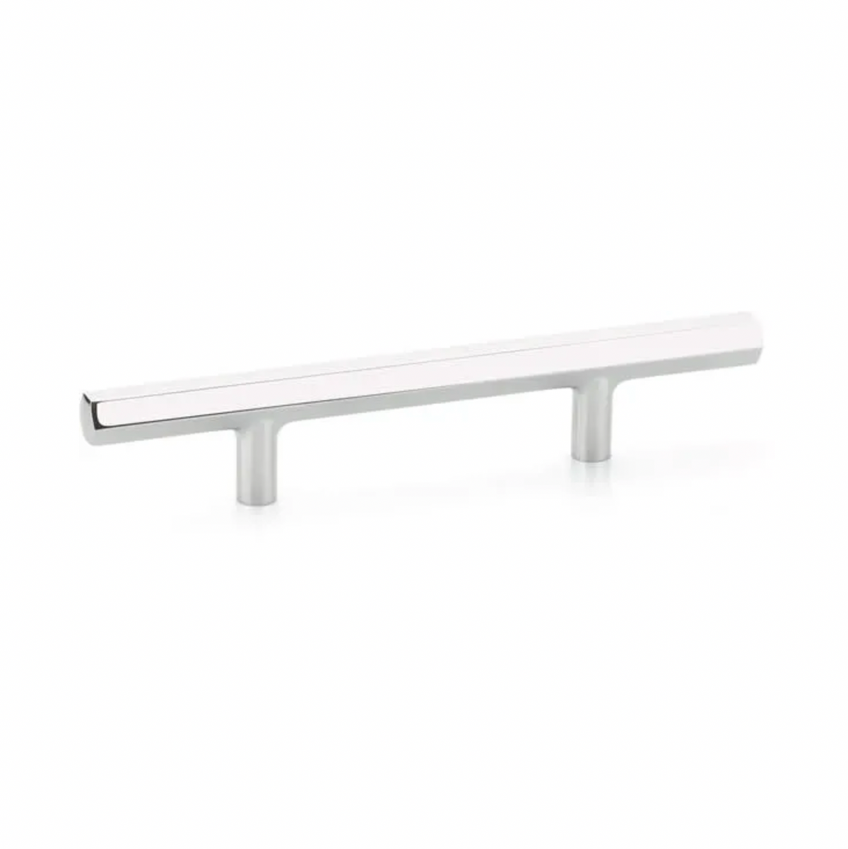 Geometric Polished Chrome "Geo" Cabinet Knobs and Drawer Pulls - Forge Hardware Studio