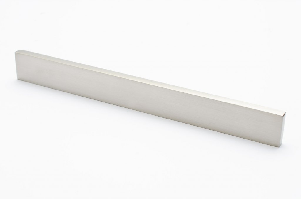 Straight Edge "Kurt 01" Scandinavian Modern Drawer Pulls - Brass Cabinet Hardware