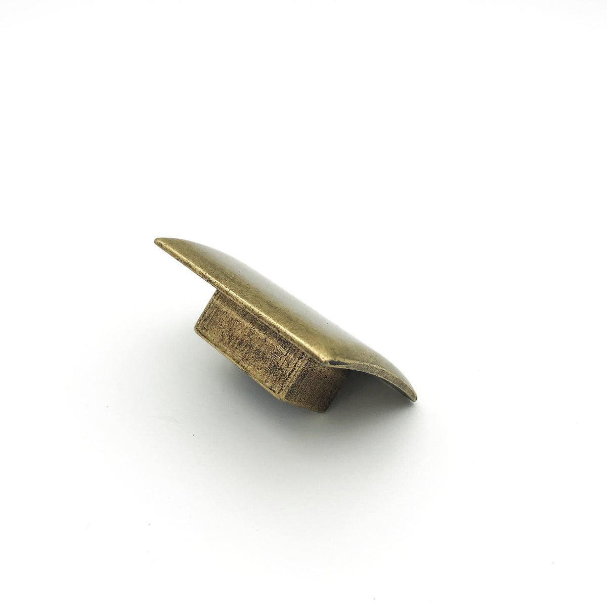 Rectangular Drawer "Roman" Pulls in Aged Brass - Forge Hardware Studio