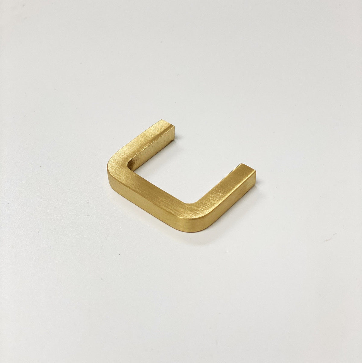 Unlacquered Brushed Brass "Lumia" Cabinet Knobs and Drawer Pulls - Forge Hardware Studio