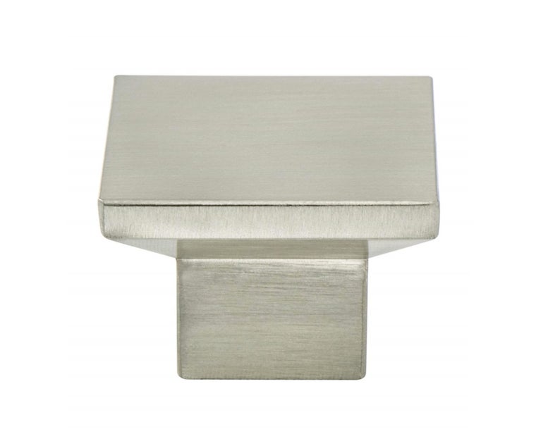 Brushed Nickel "Tila" Wide Drawer Pulls and Knob - Brass Cabinet Hardware