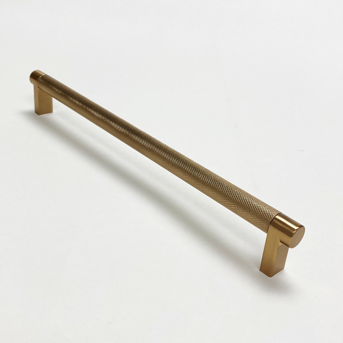 Knurled "Converse" Champagne Bronze Cabinet Knobs and Drawer Pulls - Forge Hardware Studio