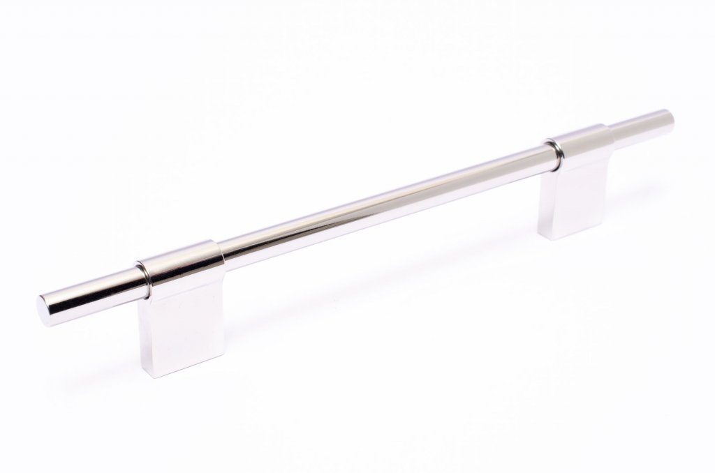 Line Polished Stainless Steel Cabinet Knobs and Drawer Pulls - Brass Cabinet Hardware