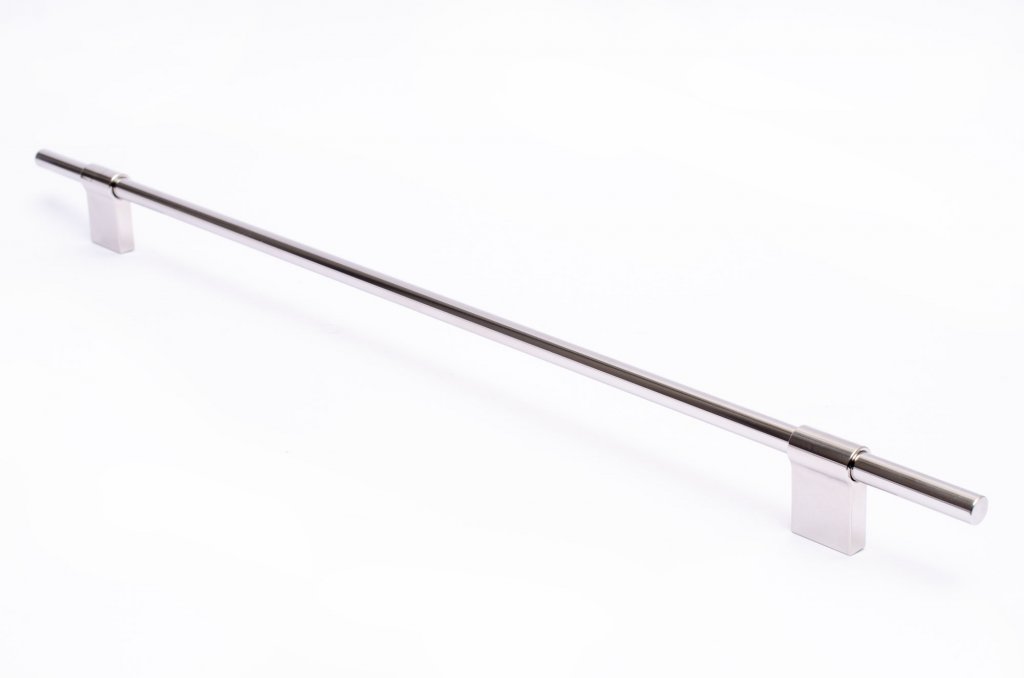 Line Polished Stainless Steel Cabinet Knobs and Drawer Pulls - Brass Cabinet Hardware