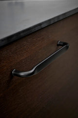 Matte Black "Gate" Knob and Drawer Pull - Forge Hardware Studio