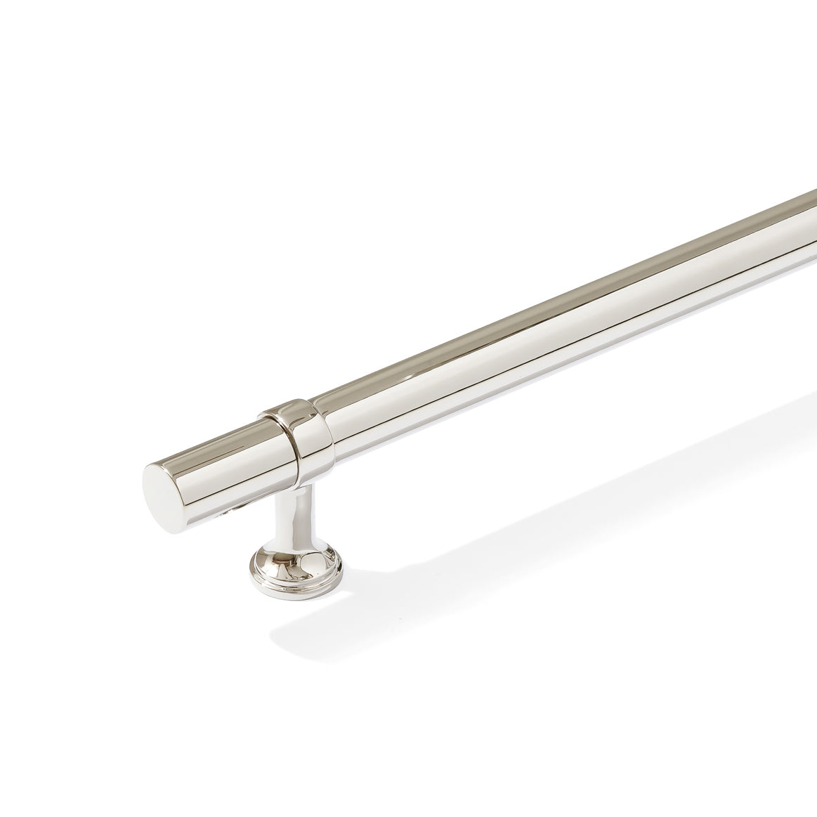Smooth T-Bar "Contemporary" Polished Nickel Knobs and Pulls - Forge Hardware Studio