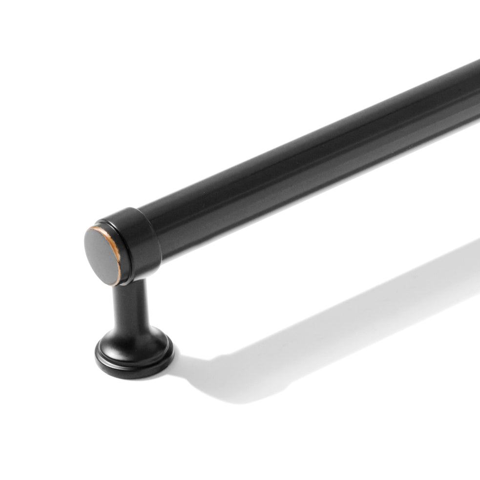 Smooth Oil Rubbed Bronze "Transitional" Cabinet Knobs and Drawer Pulls - Forge Hardware Studio