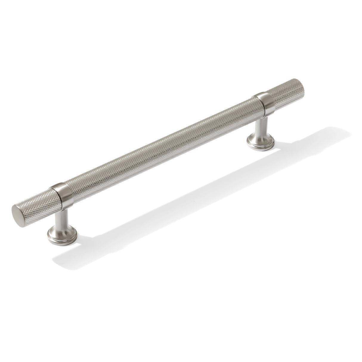Knurled T-Bar "Contemporary" Satin Nickel Knobs and Pulls - Forge Hardware Studio