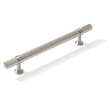 Knurled T-Bar "Contemporary" Satin Nickel Knobs and Pulls - Forge Hardware Studio