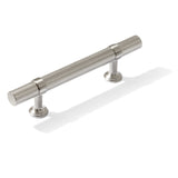 Knurled T-Bar "Contemporary" Satin Nickel Knobs and Pulls - Forge Hardware Studio