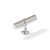 Smooth T-Bar "Contemporary" Polished Chrome Knobs and Pulls - Forge Hardware Studio