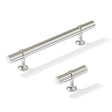 Smooth T-Bar "Contemporary" Polished Chrome Knobs and Pulls - Forge Hardware Studio