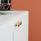 Unlacquered Polished Brass "Buoy" Cabinet Knob - Forge Hardware Studio