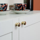 Unlacquered Polished Brass "Buoy" Cabinet Knob - Forge Hardware Studio