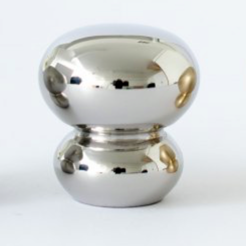 Polished Stainless Steel "Buoy" Cabinet Knob - Forge Hardware Studio