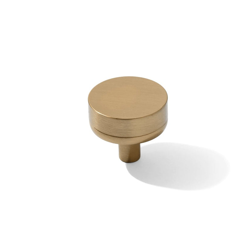 Smooth Select Champagne Bronze Cabinet Knobs and Drawer Pulls - Forge Hardware Studio