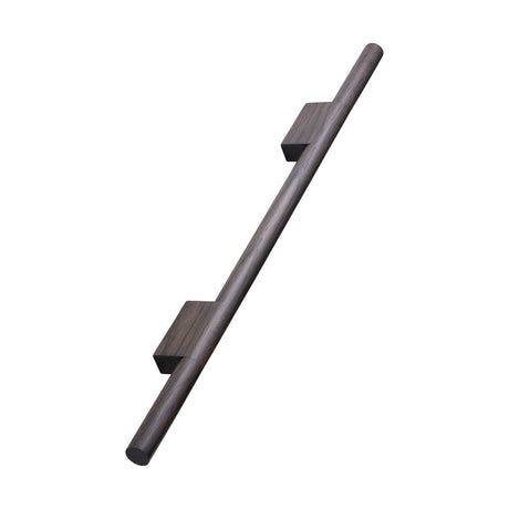 Dark Brown Wood "Magnum" Drawer Pulls - Euro • Knobs