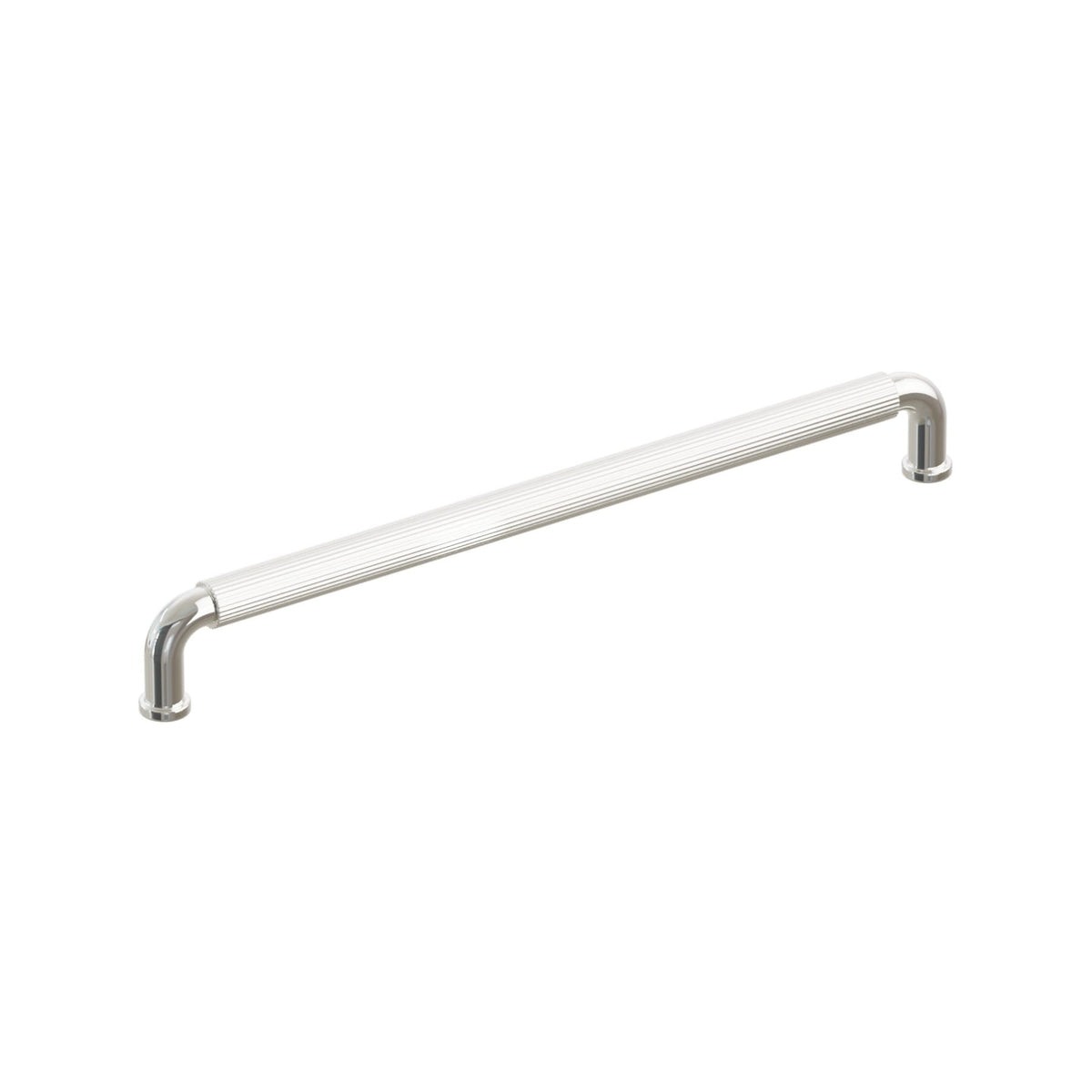 Polished Nickel "ES Fluted" Round Knobs and Drawer Pulls - Forge Hardware Studio