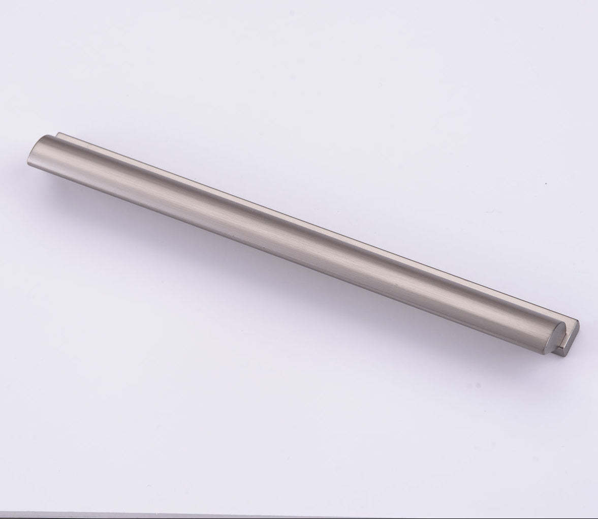 Lew's Finger Cabinet Knobs and Pulls in Brushed Nickel - Forge Hardware Studio