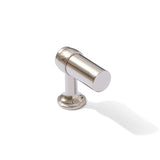 Smooth Polished Nickel "Transitional" Cabinet Knobs and Drawer Pulls - Forge Hardware Studio