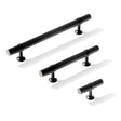 Knurled T-Bar "Contemporary" Oil Rubbed Bronze Knobs and Pulls - Forge Hardware Studio