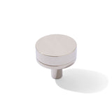 Smooth Polished Nickel "Transitional" Cabinet Knobs and Drawer Pulls - Forge Hardware Studio