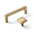 Champagne Bronze "Trane" Drawer Pulls and Knob - Forge Hardware Studio