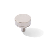 Knurled Polished Nickel "Transitional" Cabinet Knobs and Drawer Pulls - Forge Hardware Studio