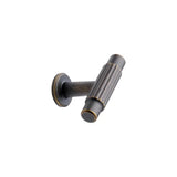 Dark Rubbed Bronze "Villa" Fluted Cabinet Knobs and Pulls - Forge Hardware Studio