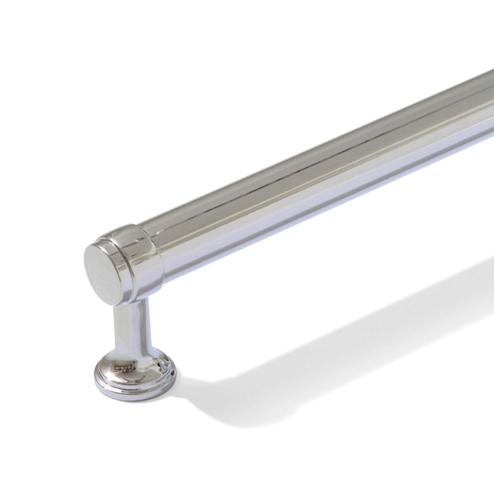 Smooth Polished Chrome "Transitional" Cabinet Knobs and Drawer Pulls - Forge Hardware Studio