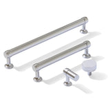 Smooth Polished Chrome "Transitional" Cabinet Knobs and Drawer Pulls - Forge Hardware Studio