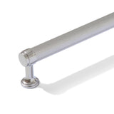 Knurled Polished Chrome "Transitional" Cabinet Knobs and Drawer Pulls - Forge Hardware Studio