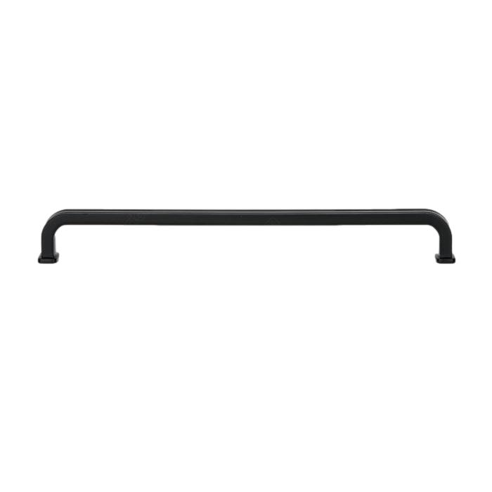 Matte Black "Belfour" Cabinet Knobs and Drawer Pulls - Forge Hardware Studio