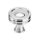 Polished Chrome "Belfour" Cabinet Knobs and Drawer Pulls - Forge Hardware Studio
