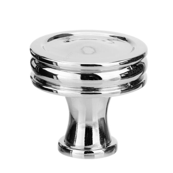 Polished Chrome "Belfour" Cabinet Knobs and Drawer Pulls - Forge Hardware Studio