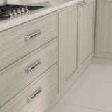 Square Cup "Kira" Polished Chrome Drawer Pulls - Forge Hardware Studio