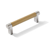 Knurled Brushed Nickel and Champagne Bronze Knobs and Pulls - Forge Hardware Studio