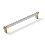 Knurled Champagne Bronze and Satin Nickel Knobs and Pulls - Forge Hardware Studio